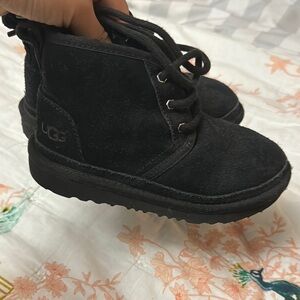 UGG Kids Black Boots